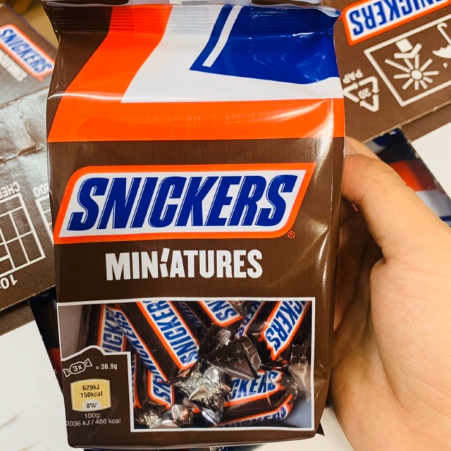 Socola Snickers Miniatures 150g Đức - Date T10/2023
