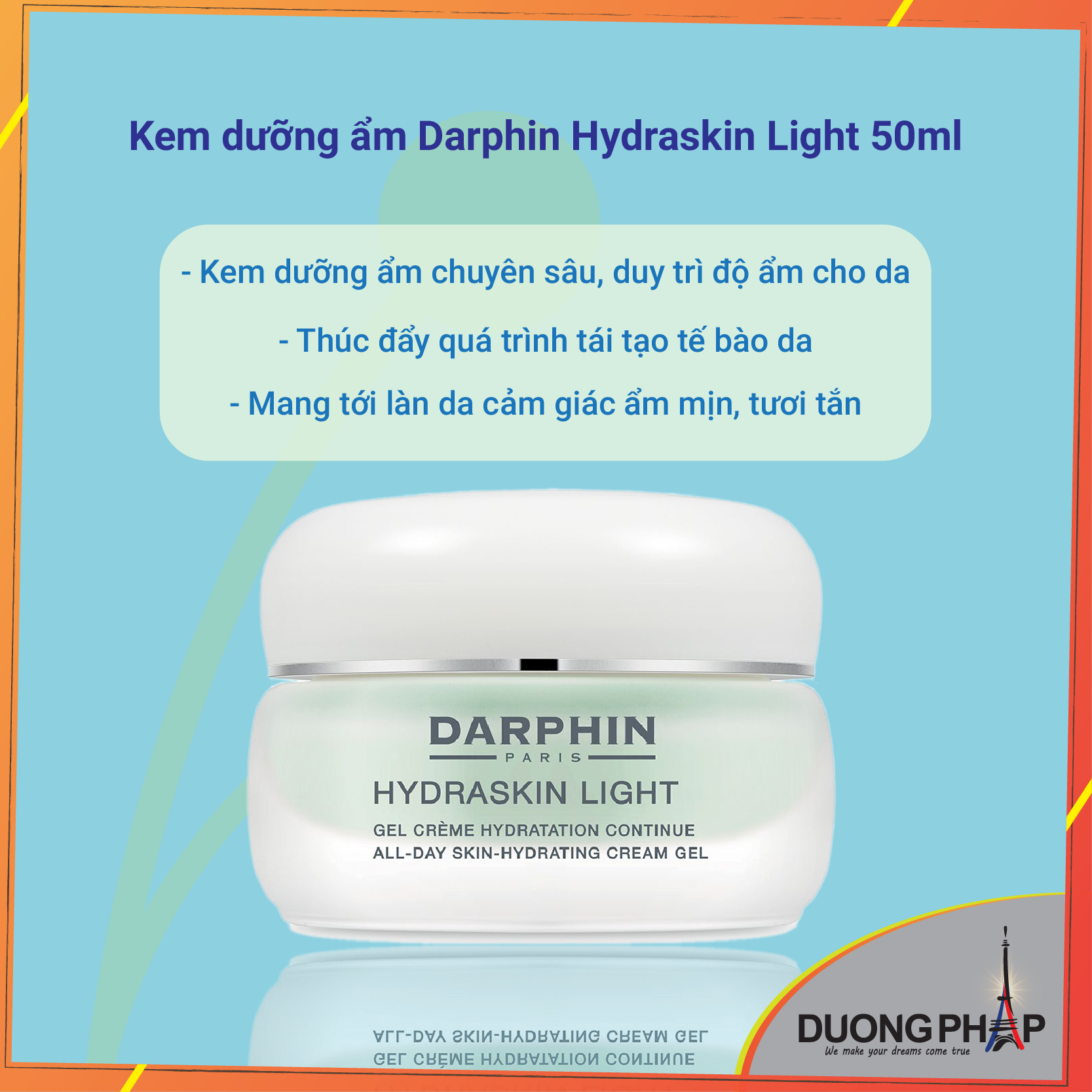 Kem dưỡng ẩm Darphin Hydraskin Light 50ml