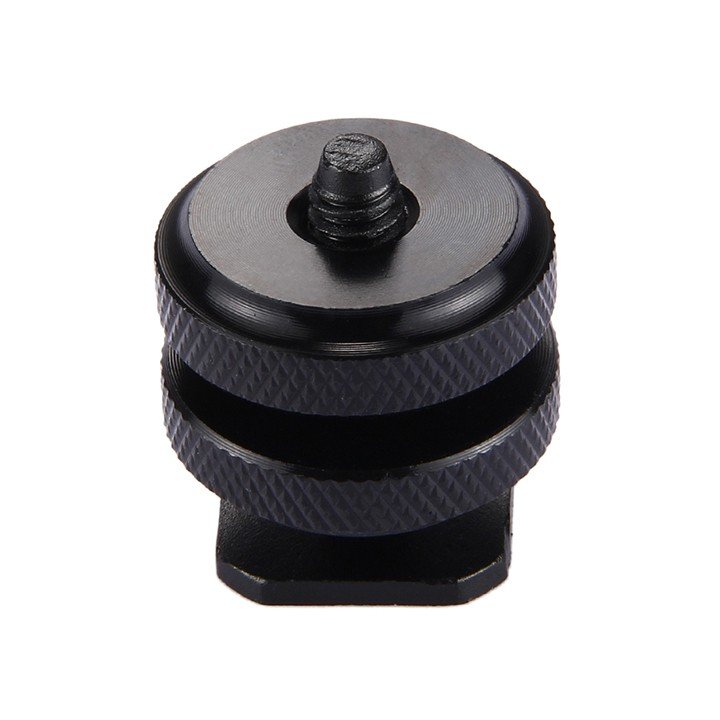 Hot shoe 1/4 kiểu 2 đầu chuyển đổi chân flash gắn máy ảnh dslr microless N00366 QuadVic.com
