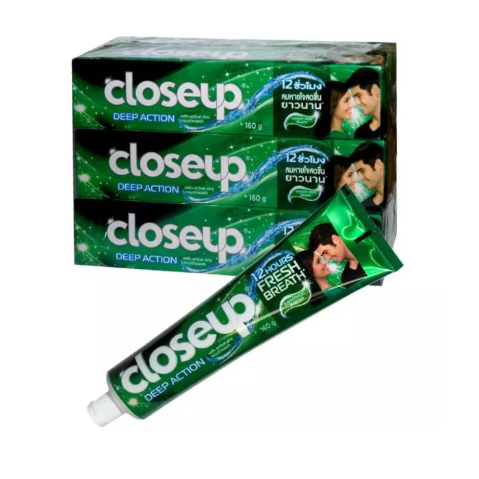 Kem đánh răng close up 160g- hương bạc hà thái lan chính hãng