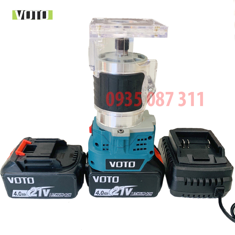 Máy Phay Gỗ Máy Soi gỗ Dùng Pin VOTO VTCP02 Chân Pin Makita không chổi than
