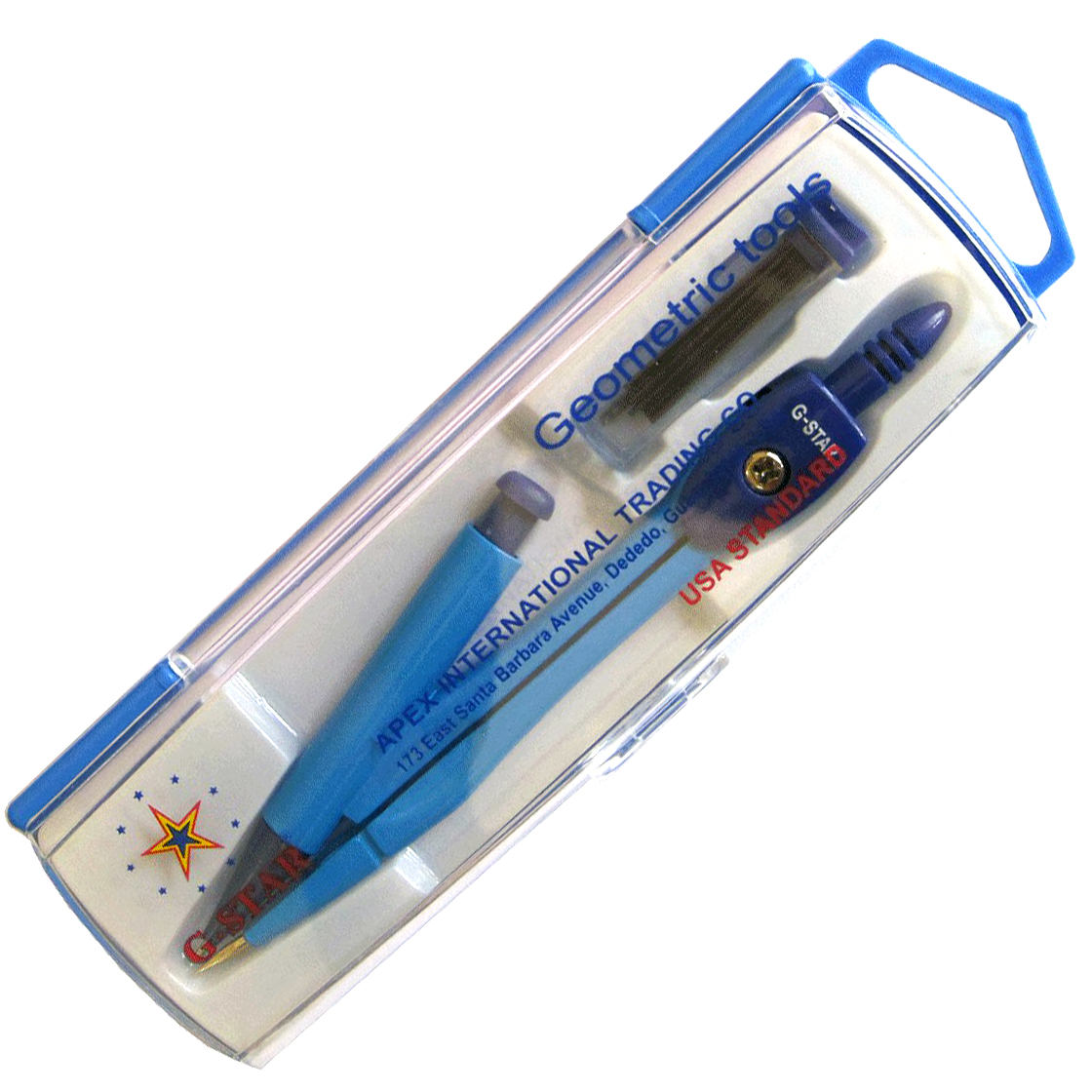 2 cây compa Gstar ngòi chì bấm