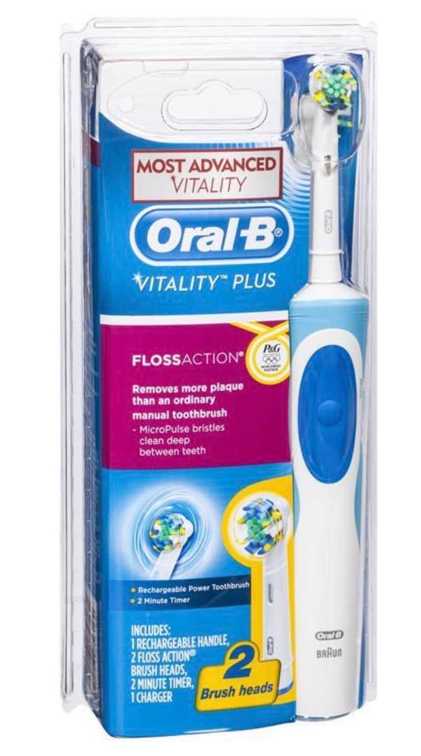 Bàn Chải Đánh Răng Điện Oral-B Vitality Power Toothbrush Floss Action +2