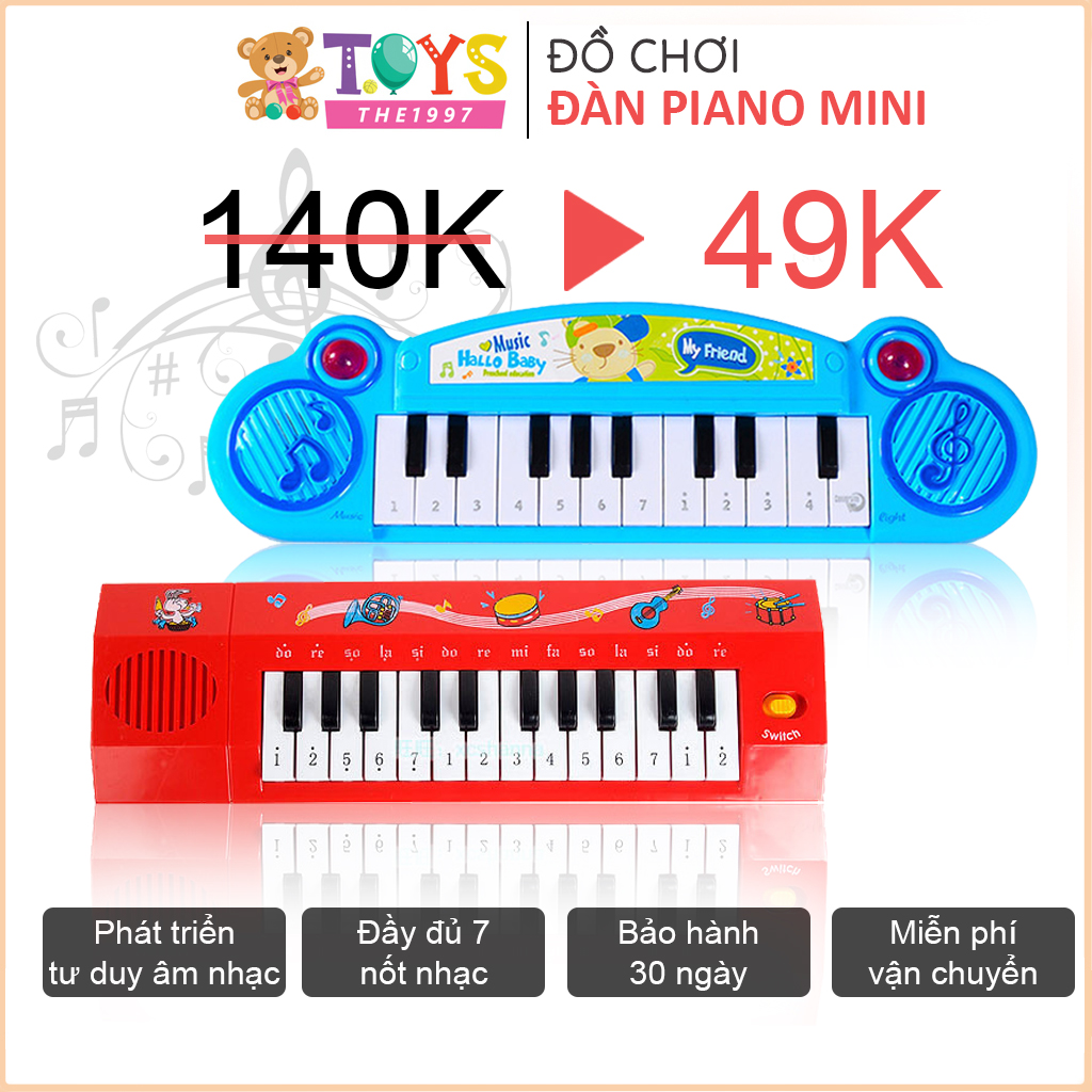 Đàn Piano cho bé, đồ chơi phát nhạc đầy đủ phím âm, đàn piano mini tiện dụng phát triển tư duy âm nhạc của bé - KIDs MOI