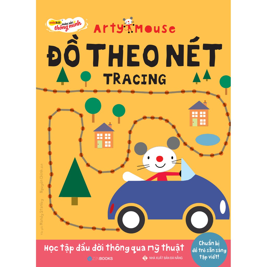 Arty mouse: đồ theo nét - tác giả: mandy stanley
