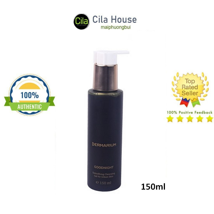 Sữa Rửa Mặt Than Hoạt Tính Dermarium Goodnight 150ml - Cila House