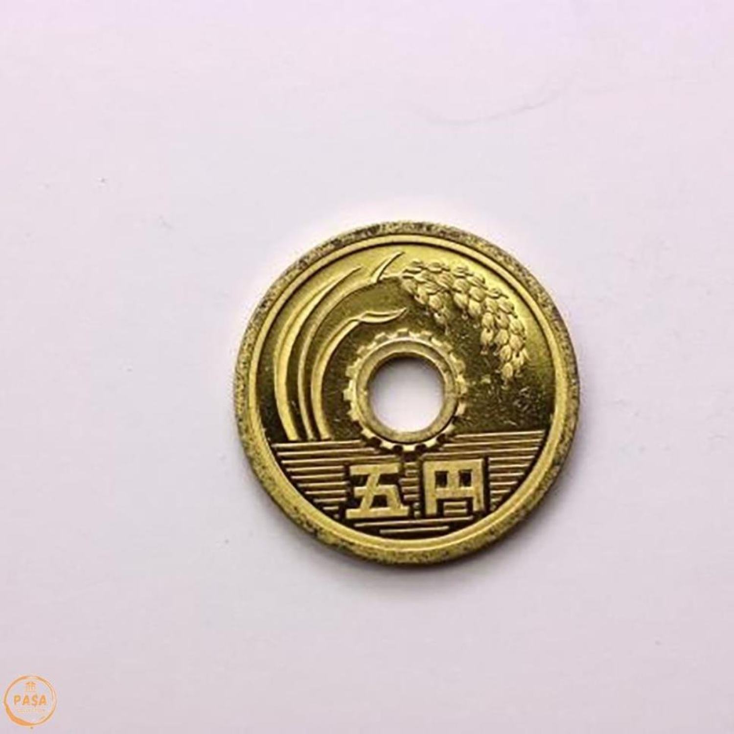 Đồng Xu 5 Yên Nhật Bản Bình An May Mắn