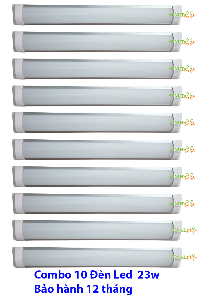 Bộ 10 đèn led tuýp bán nguyệt 23w -0.6 mét