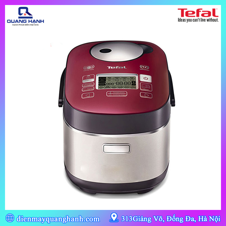 Nồi cơm điện cao tần tefal rk805565 1.8 lít - hãng phân phối