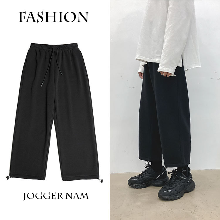 Quần Cutlotte Ống Rộng Rút Gấu Trẻ Trung Cá Tính Thời Trang Hàn Quốc HOT HIT Chất Thun Co Giãn SMARTLY GIRL QUAN JOGGER 9000064