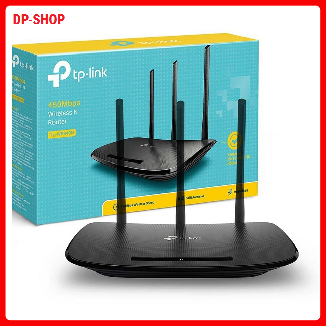Bộ phát wifi tp-link wr-940n chuẩn n tốc độ 450mbps - hàng chính hãng bảo hành 24 tháng