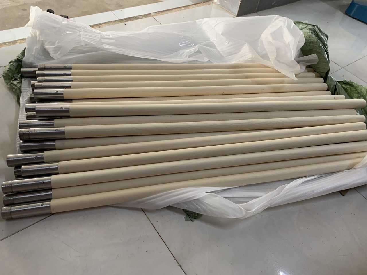 Trường côn Bạch Lạp tháo lắp - Trường côn Thiếu Lâm Tự - Tặng kèm túi đựng