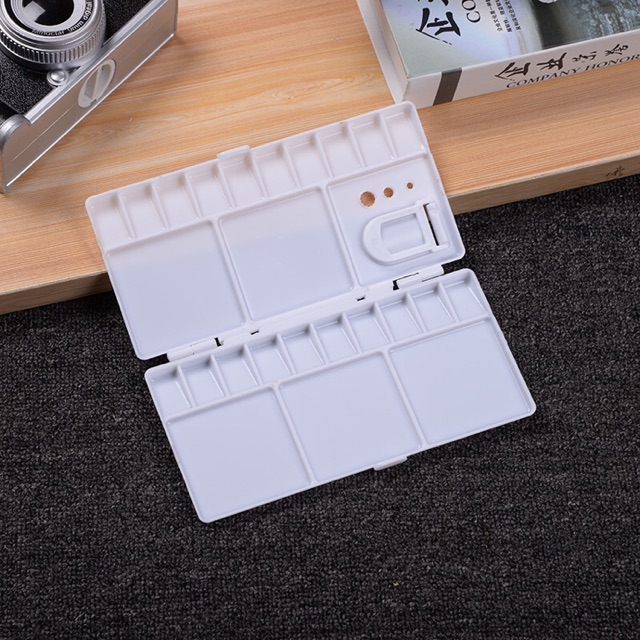 Khay pha màu nước có nắp đạy hàng loại xịn