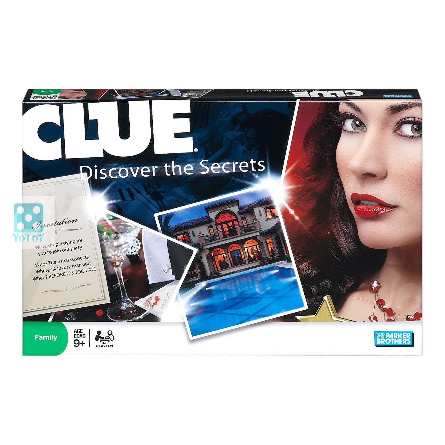 Clue boardgame phiên bản Discover the secrets - Trò chơi suy luận phá án