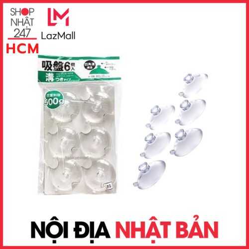 Set 6 núm hút chân không nội địa Nhật Bản