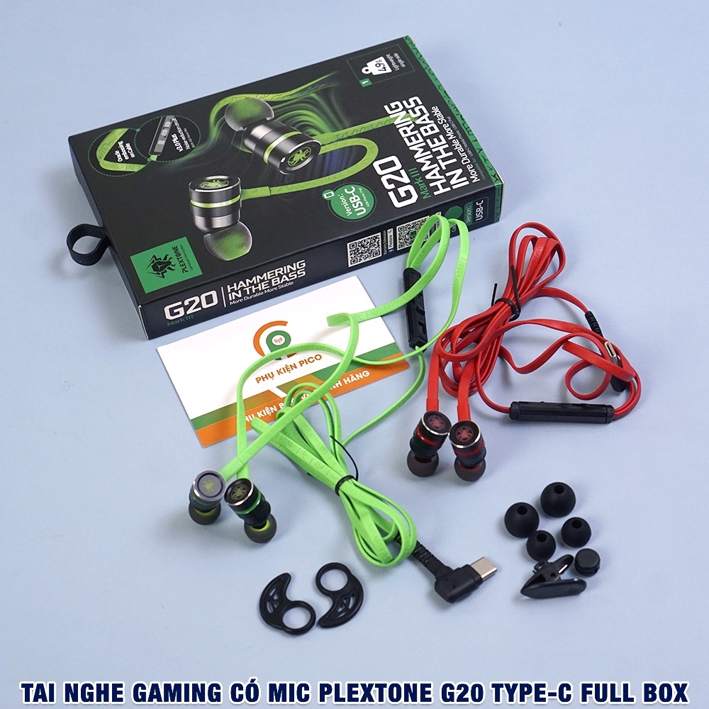 ✧ Tai nghe gaming có mic rời Plextone G20 - Tai nghe gaming có dây G20 Plextone chính hãng
