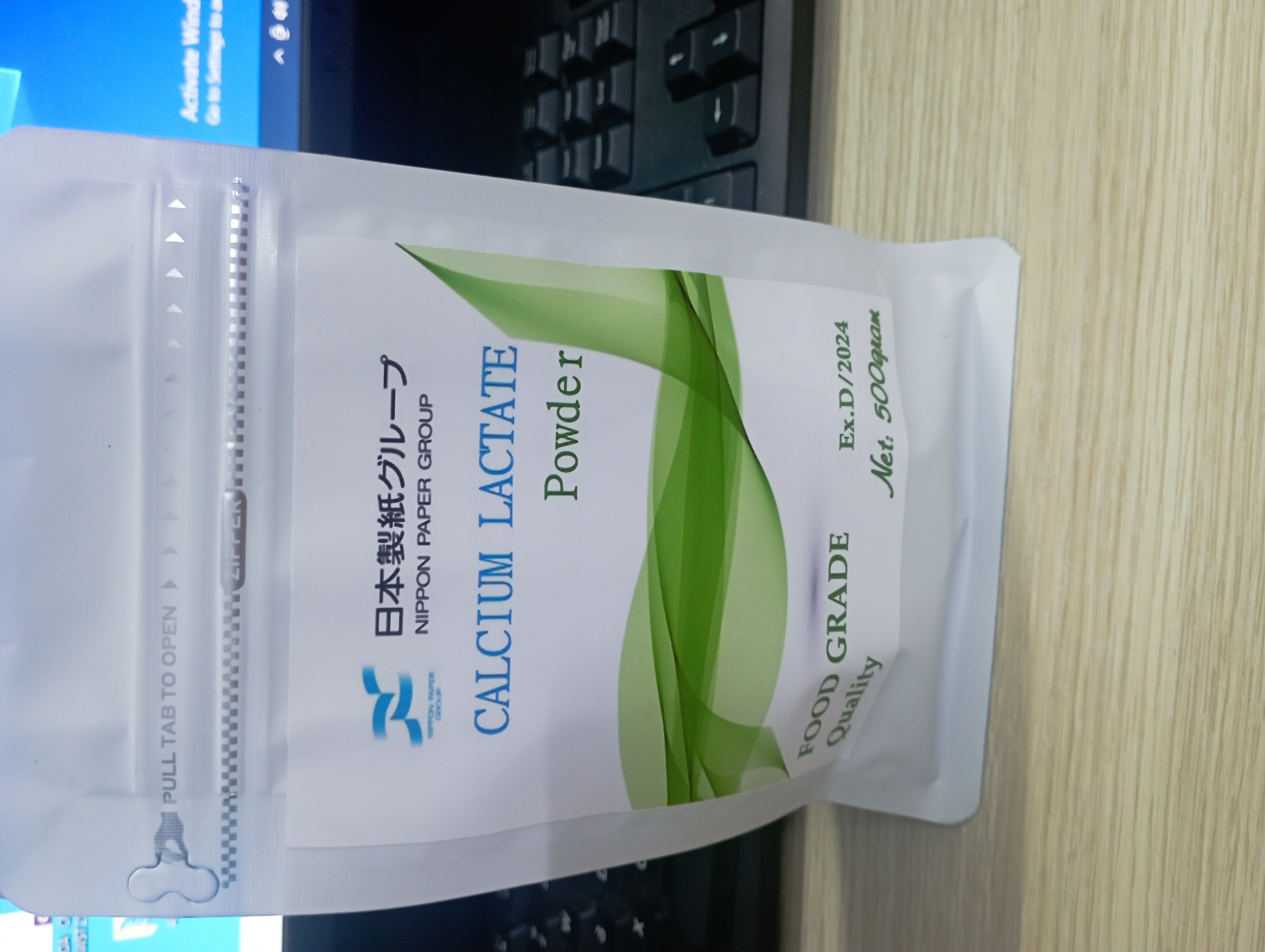 [HCM]Canxi lactate 98% bổ sung calci trong thực phẩm dược phẩm thú y thủy sản… (túi 500gram)