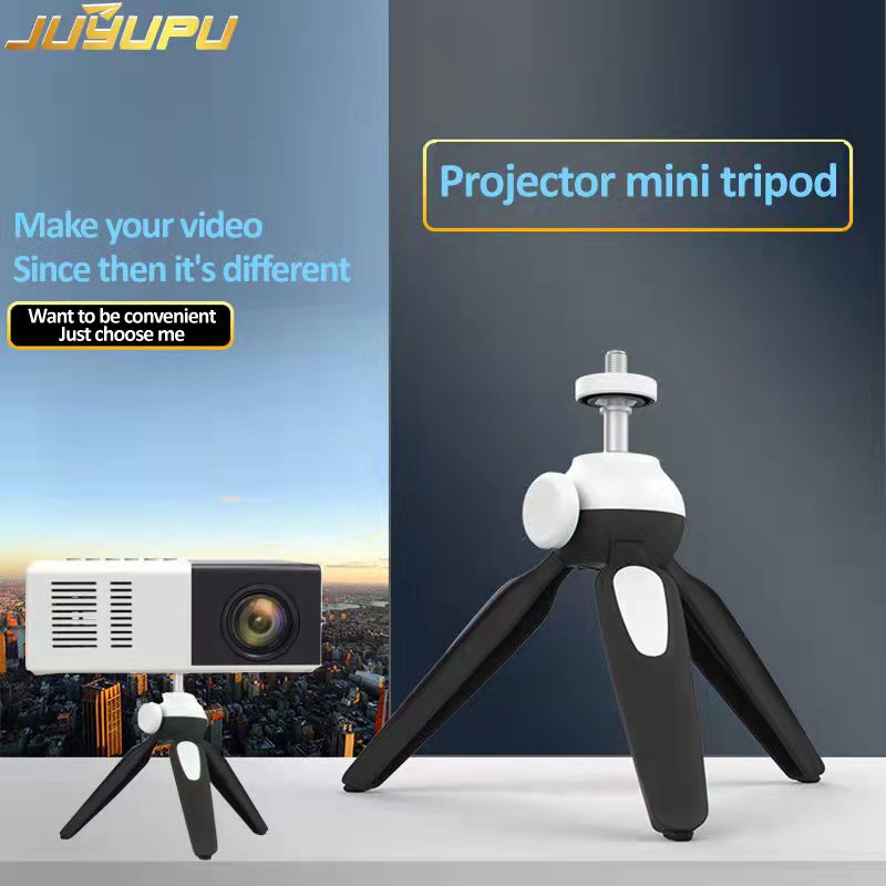 Tripod máy chiếu mini xoay 180 độ đa năng cầm tay có thể thu vào dễ dàng dành cho máy chiếu máy ảnh giá đỡ máy chiếu
