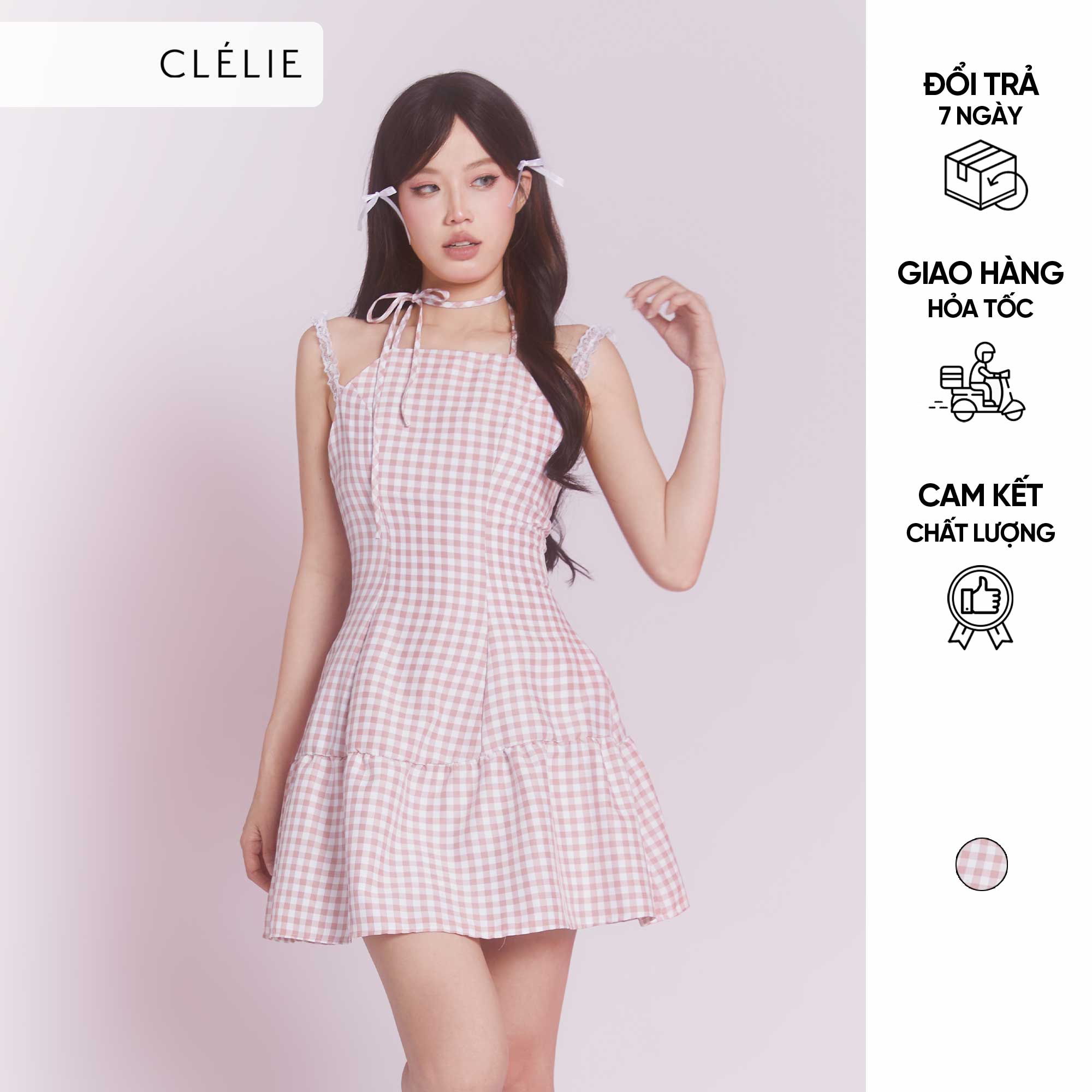 Váy Xòe Kẻ Caro - khuyến mại giá rẻ mới nhất tháng 3【Tốp #1 Bán Chạy】