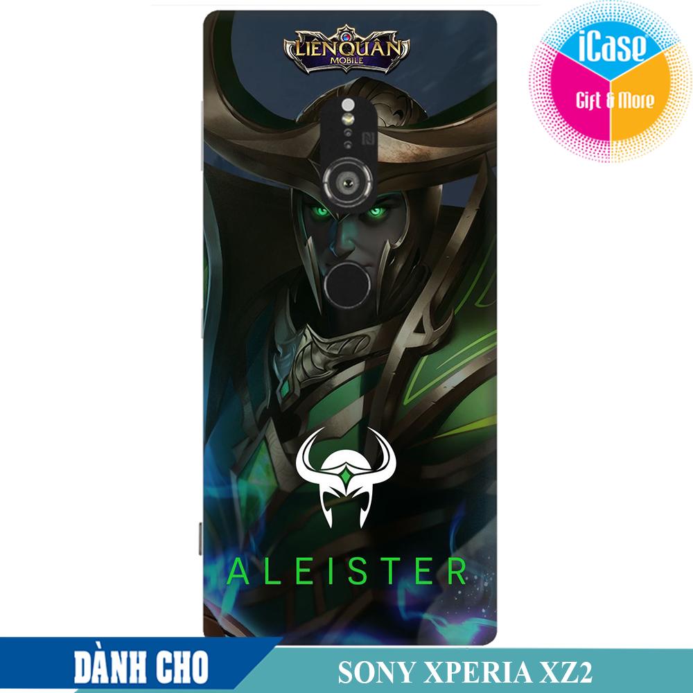 Ốp lưng nhựa dẻo dành cho Sony Xperia XZ2 in hình Aleister