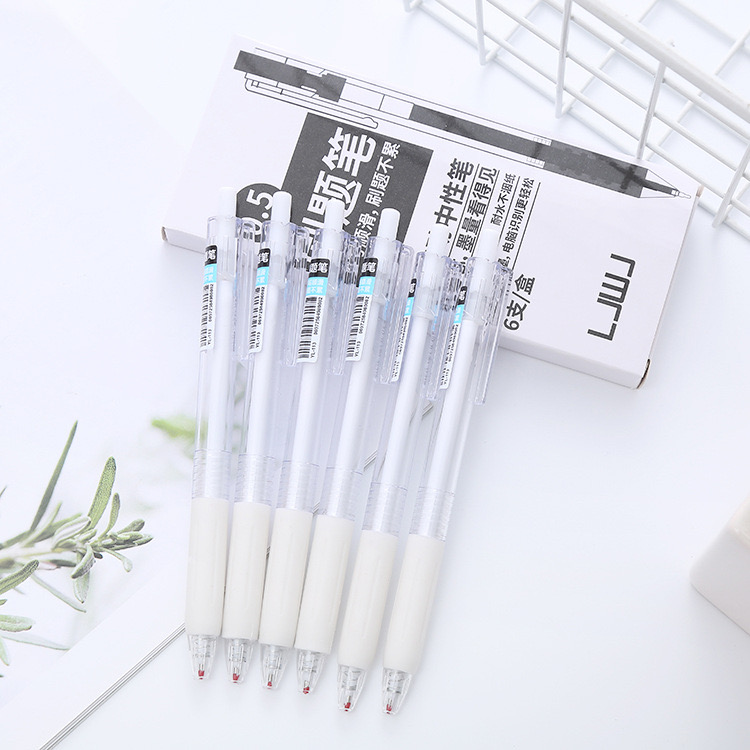 Bút bi mực nước ngòi 0.5 dạng bấm