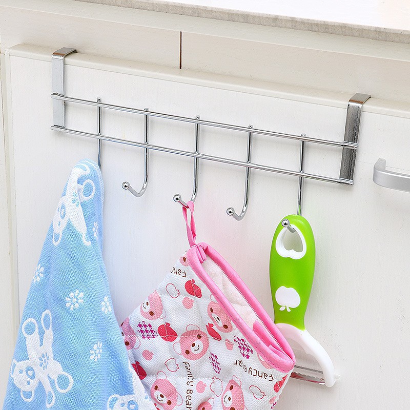 Móc inox treo sau cánh cửa nhà tắm,tủ bếp treo đồ cá nhân tiện dụng