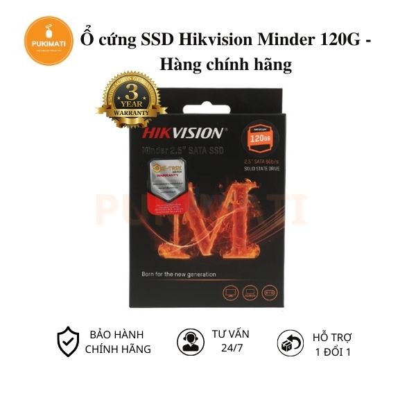 Ổ cứng ssd hikvision minder 120g - hàng chính hãng