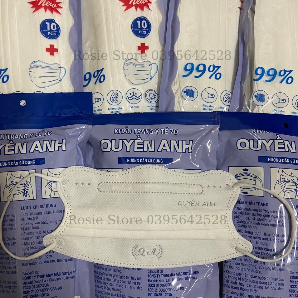 [NEW SIÊU HOT] TÚI ZIP 10 CHIẾC KHẨU TRANG 7D KING KUA CRAB QUYỀN ANH