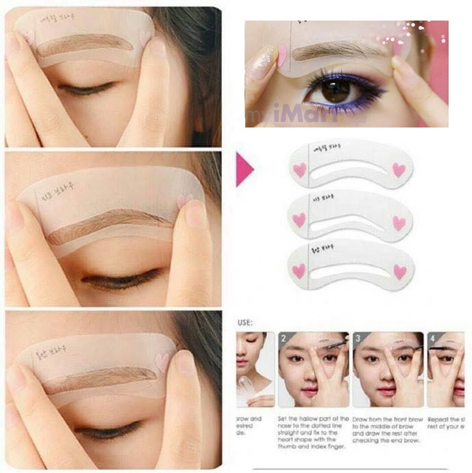 [HCM]3 Khuôn Vẽ Chân Mày Style Hàn Quốc