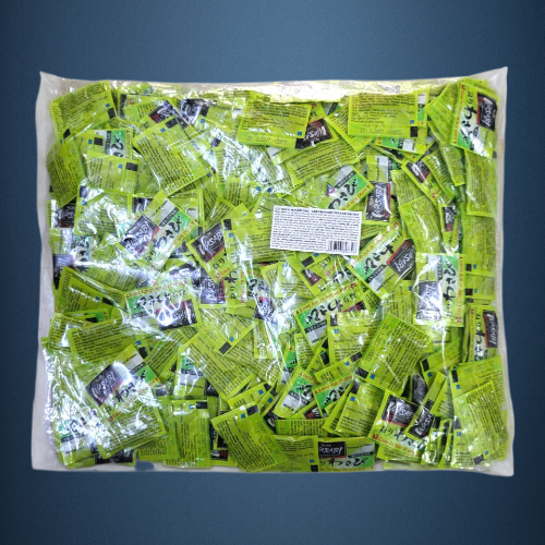 TÚI 1.25 Kg / 500 gói - GIA VỊ MÙ TẠT XANH WASABI NHẬT BẢN S&B Prepared Wasabi Sachet