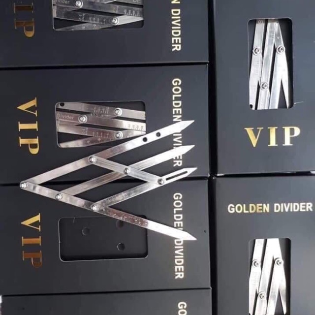 [HCM]Thước đo tỉ lệ Vàng Vip lông mày phun xăm