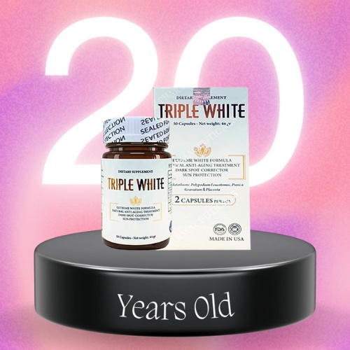 Viên Uống Trắng Da Dietary Supplement Triple White - 50 Viên