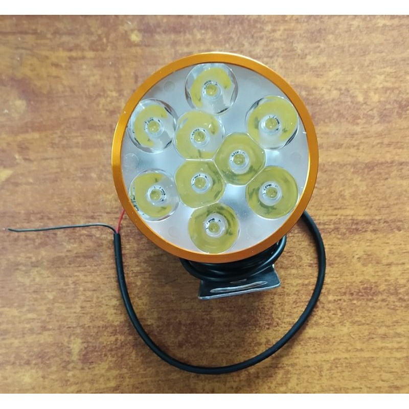 Đèn pha Led siêu sáng 9 bóng