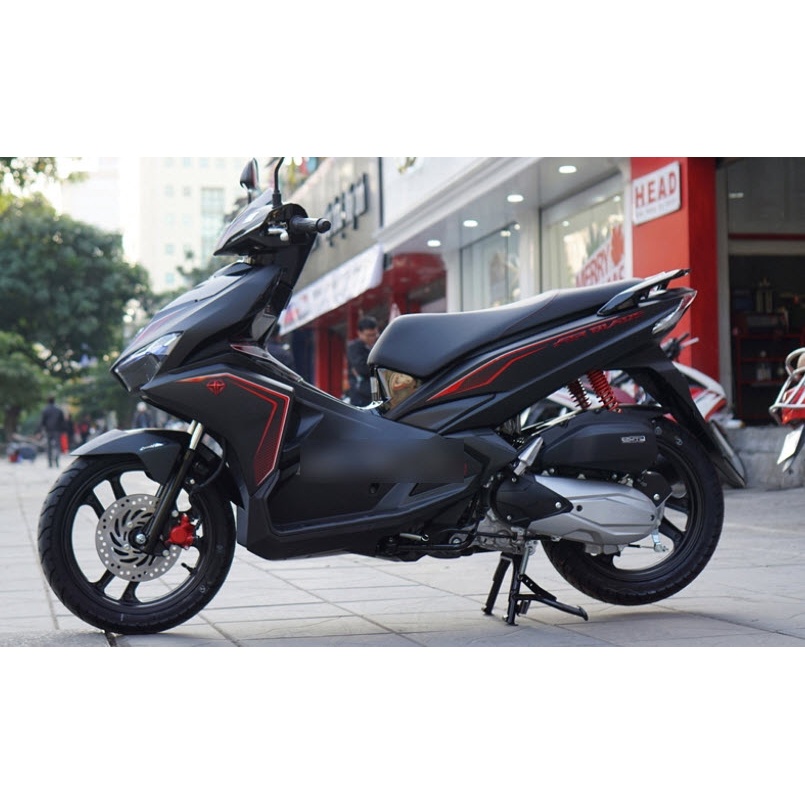 Xe Honda Air Blade sơn màu đen nhám cực đẹp  SƠN XE GIÁ RẺ