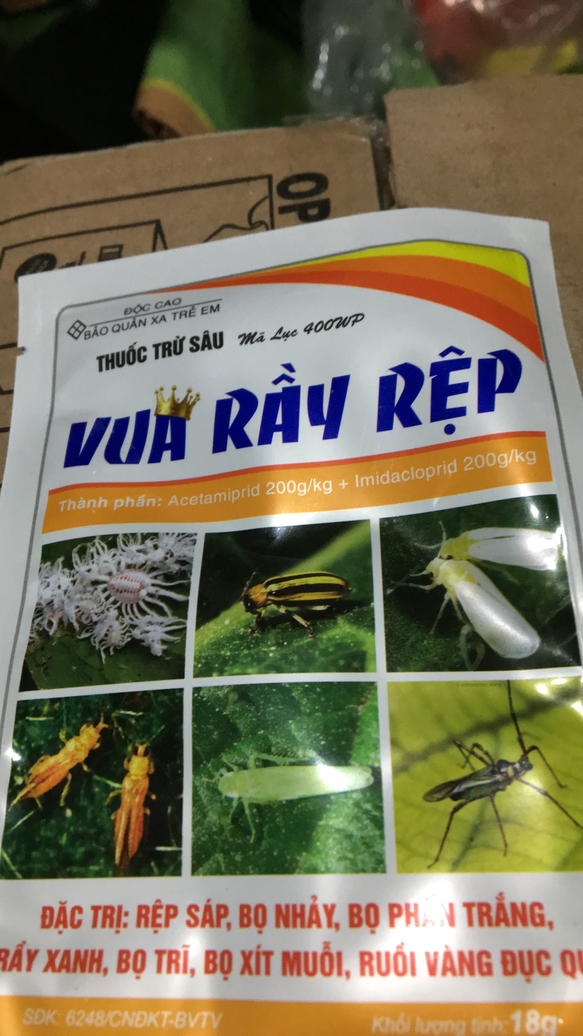 Chế phẩm Vua Rầy Rệp gói 18gr