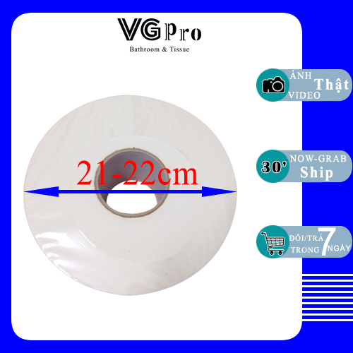Giấy Vệ Sinh Cuộn Lớn Công Nghiệp Giá Rẻ 700g Giấy Dai Mềm Mịn Cung Cấp Bởi VGpro