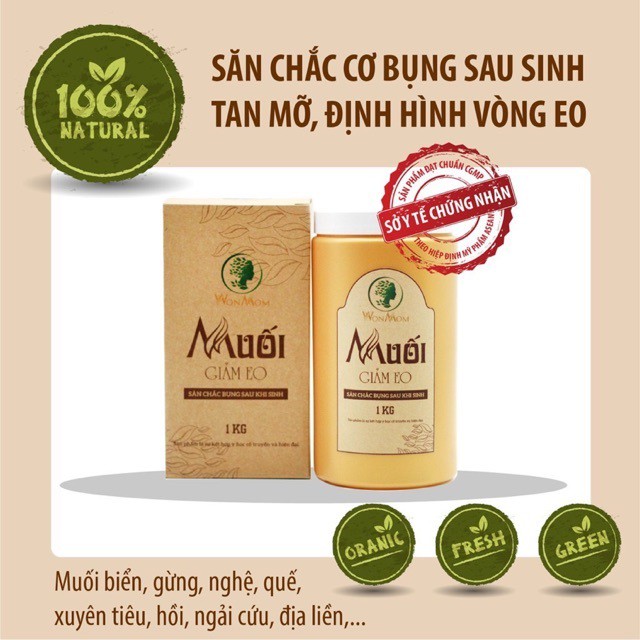 Muối giảm eo 1kg - wonmom nam1