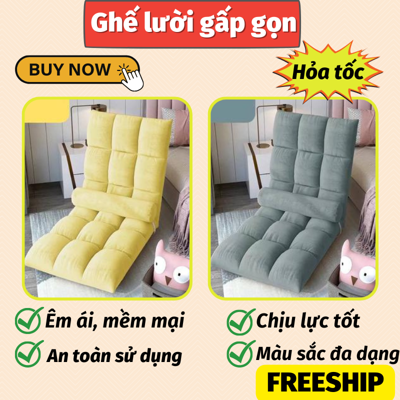 Ghế Bệt Tựa Lưng Ghế Lười Có Nhiều Cấp Độ Êm Ái Khi Sử Dụng ASAKI.HOME