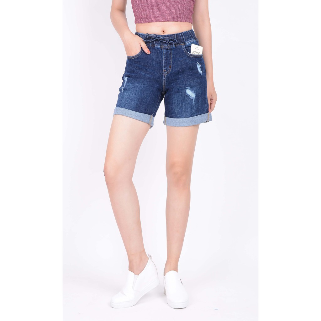 Quần short jean nữ ngắn đẹp lưng cao cạp chun rách hàng hiệu cao cấp mã 448 VANIZEN sản phẩm tốt với chất lượng độ bền cao và được cam kết sản phẩm y như hình