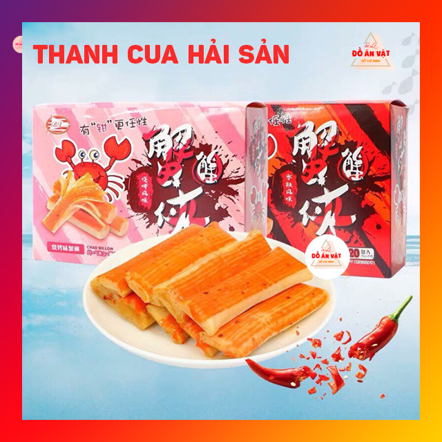 [ SALE SẴN ] 5 GÓI Thanh Cua - Thanh Cua Hải Sản - Thanh Cua Tẩm vị Ăn Liền Loại Ngon - Thanh Cua Ăn Liền - Ăn Vặt Trung Quốc