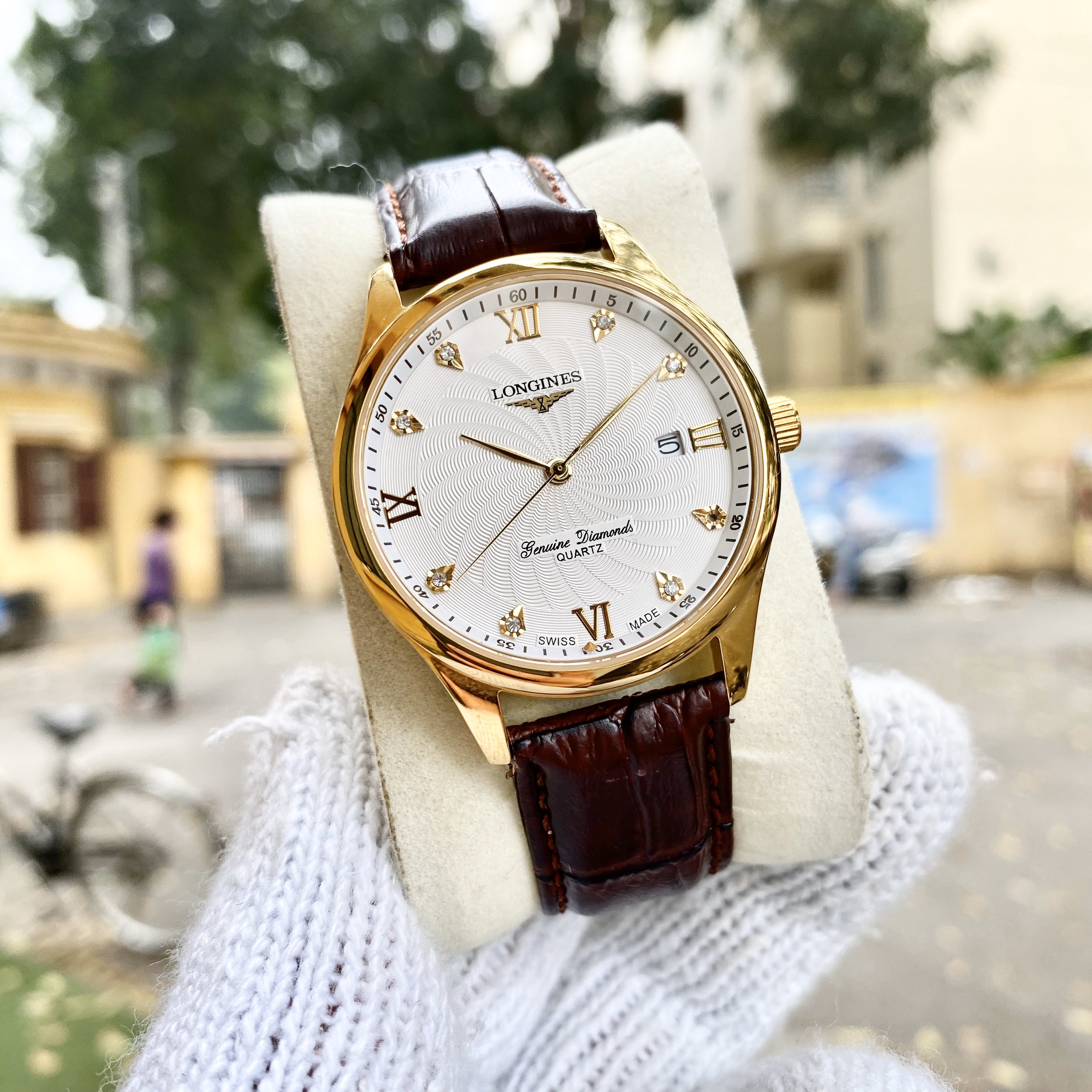 {LAZADA ĐỒNG HỒ HÀNG HIỆU } ĐỒNG HỒ THỜI TRANG L-Q83 YENUINE DÂY DA + THẺ BẢO HÀNH { BÁN BUÔN ORIENT SEIKO PATEK SK }
