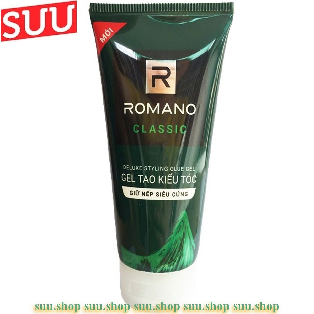 Gel vuốt tóc Romano Classic Siêu cứng 150g- Mẫu mới