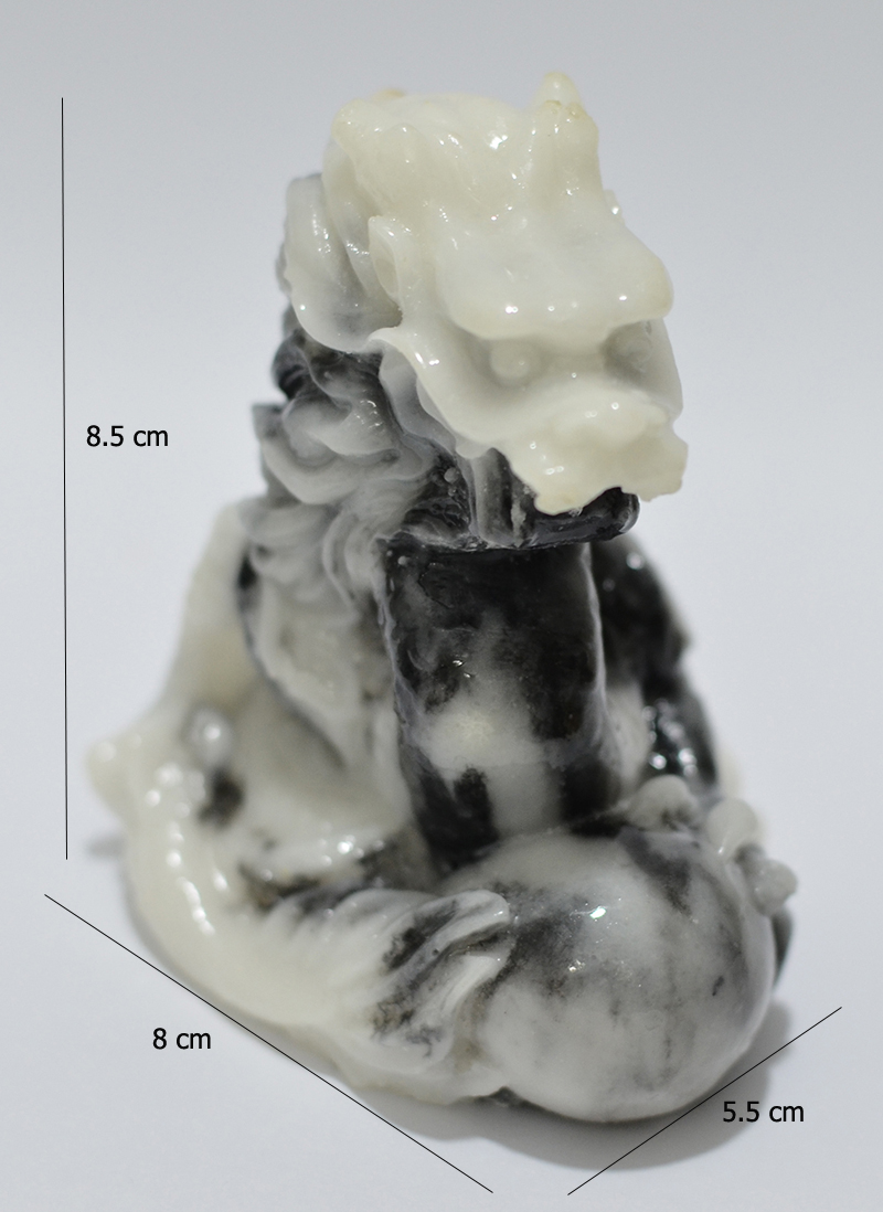 [HCM]Tượng đá trang trí Rồng nhỏ màu cẩm đen