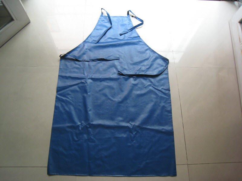 [HCM]Tạp dề nhựa xanh PVC