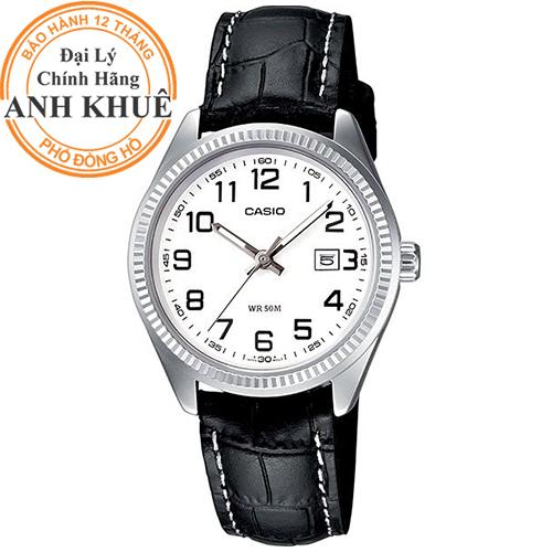 Đồng hồ nữ dây da Casio Anh Khuê LTP-1302L-7BVDF