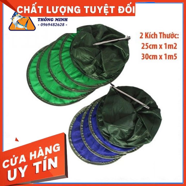 Túi đựng cá vành nhôm đi câu sống lớn, túi đựng cá giá rẻ