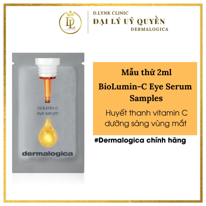 Serum tinh chất dưỡng sáng vùng mắt Dermalogica Biolumin C Eye Serum 2ml