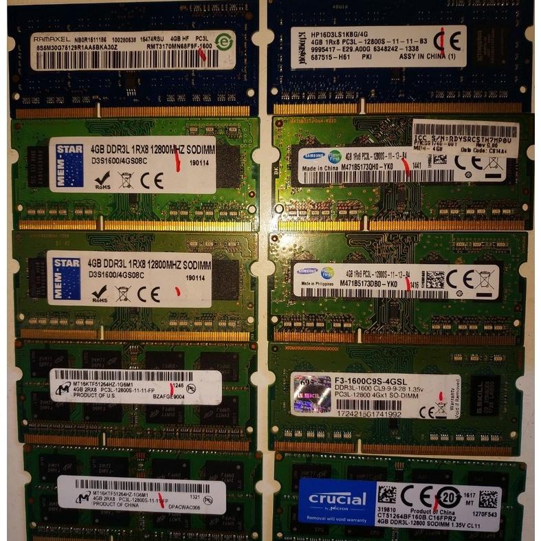 Ram laptop ddr3 và ddr3l 4g 8g bus 1333 1600