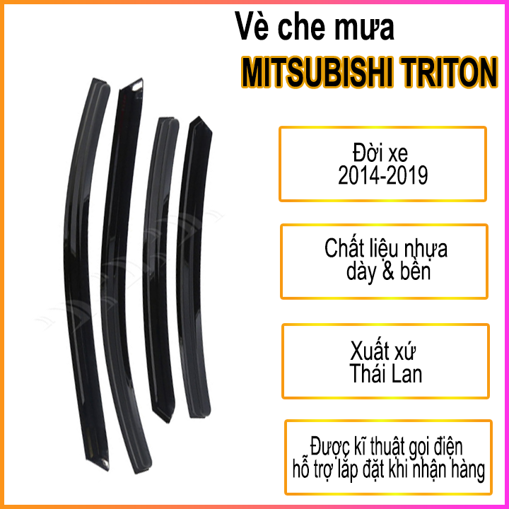 VÈ CHE MƯA TRITON THÁI LAN , BẢN TO VÀ DÀY