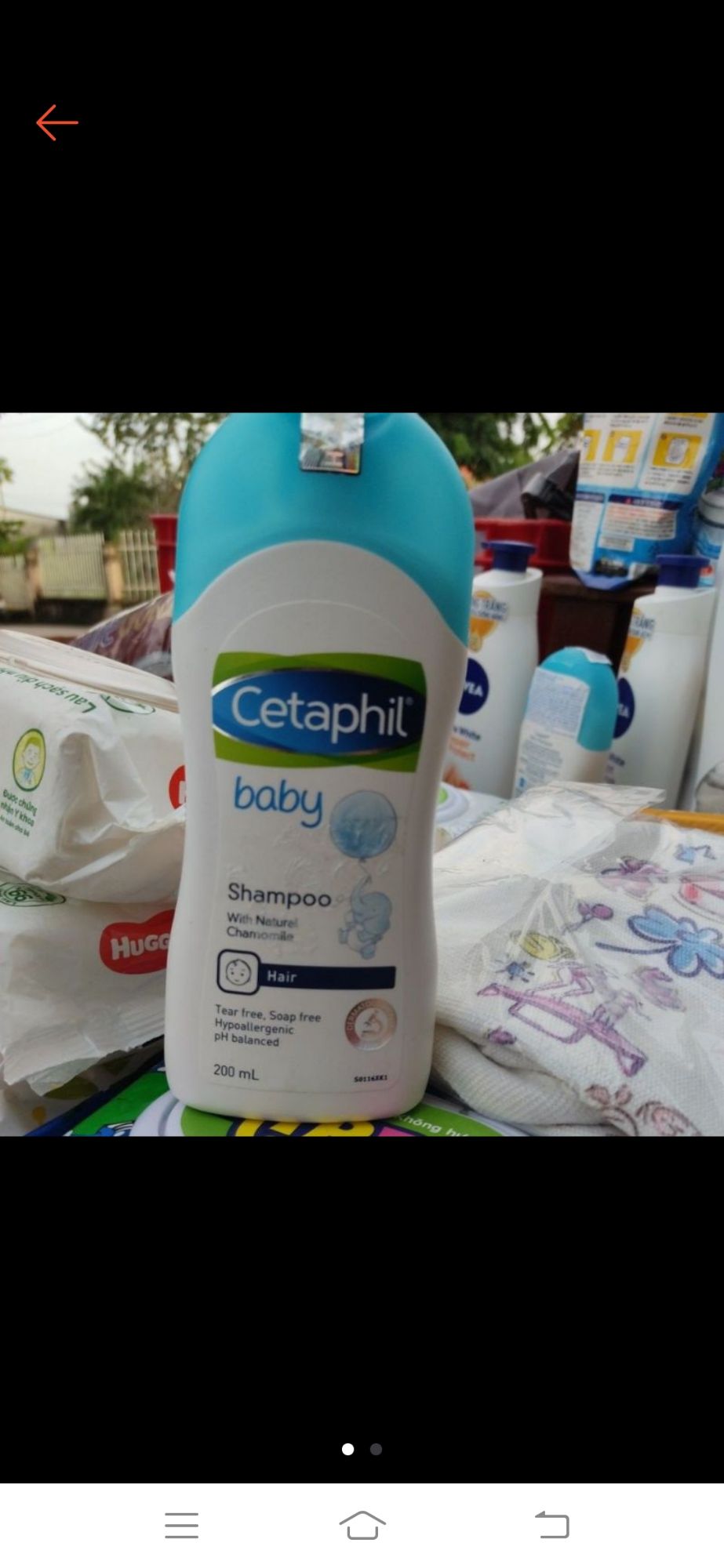 Dầu gội cho bé Cetaphil baby 200ml